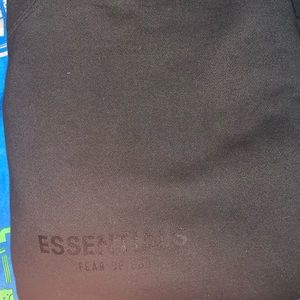 Black limo essentials hoodie